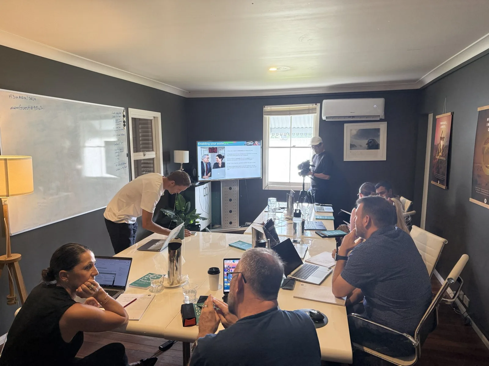 Meeting room in the Burleigh Heads office for lease